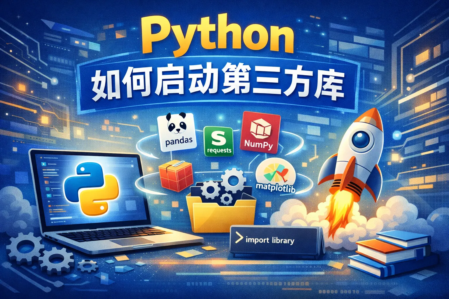 python如何启动第三方库