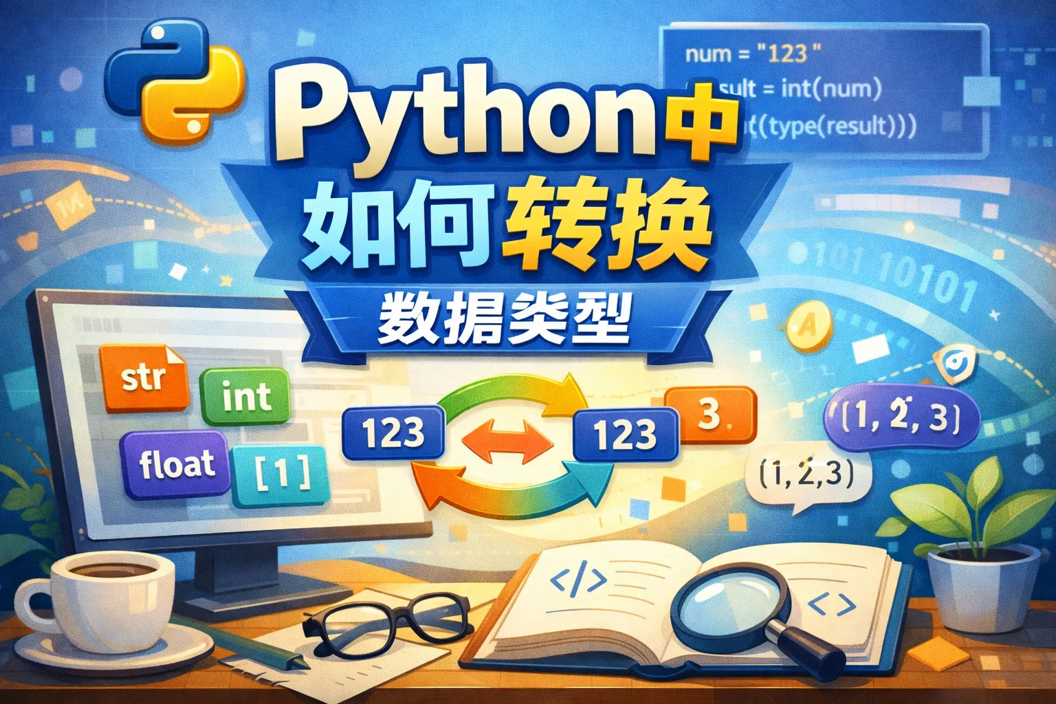 python中如何转换数据类型