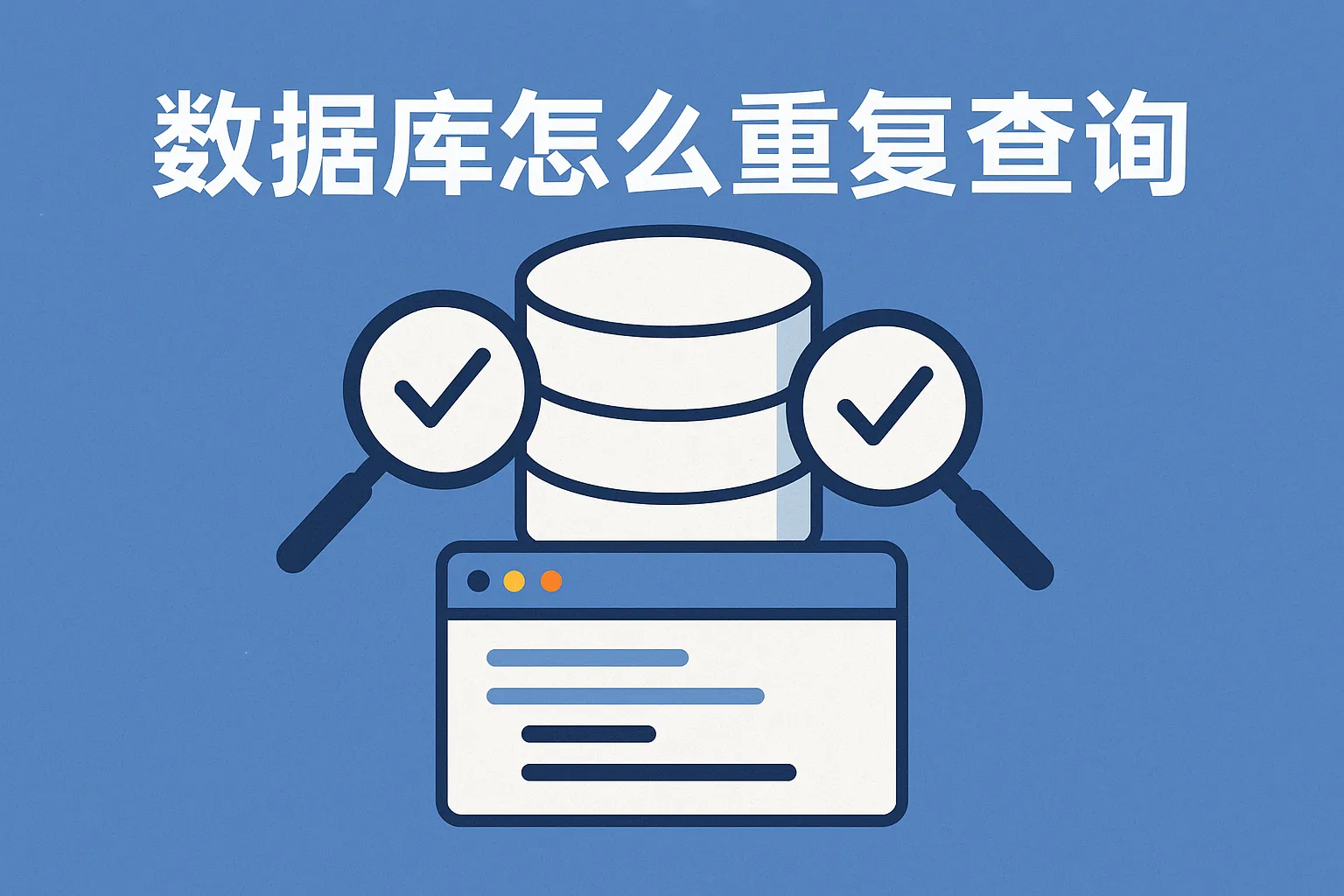 数据库怎么重复查询