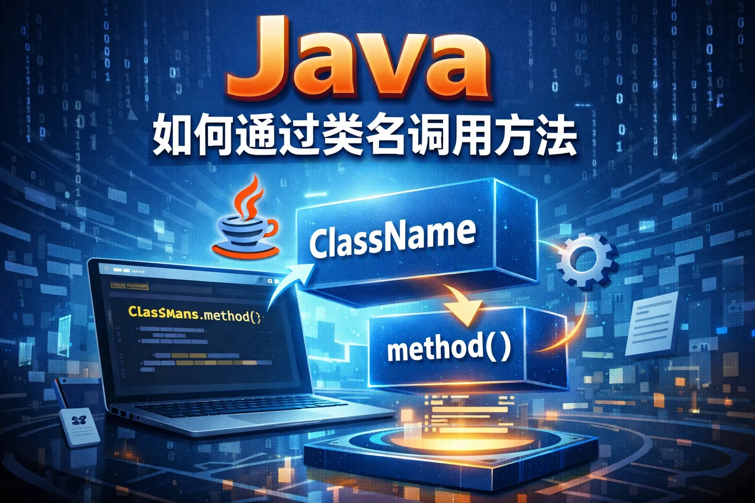 java如何通过类名调用方法