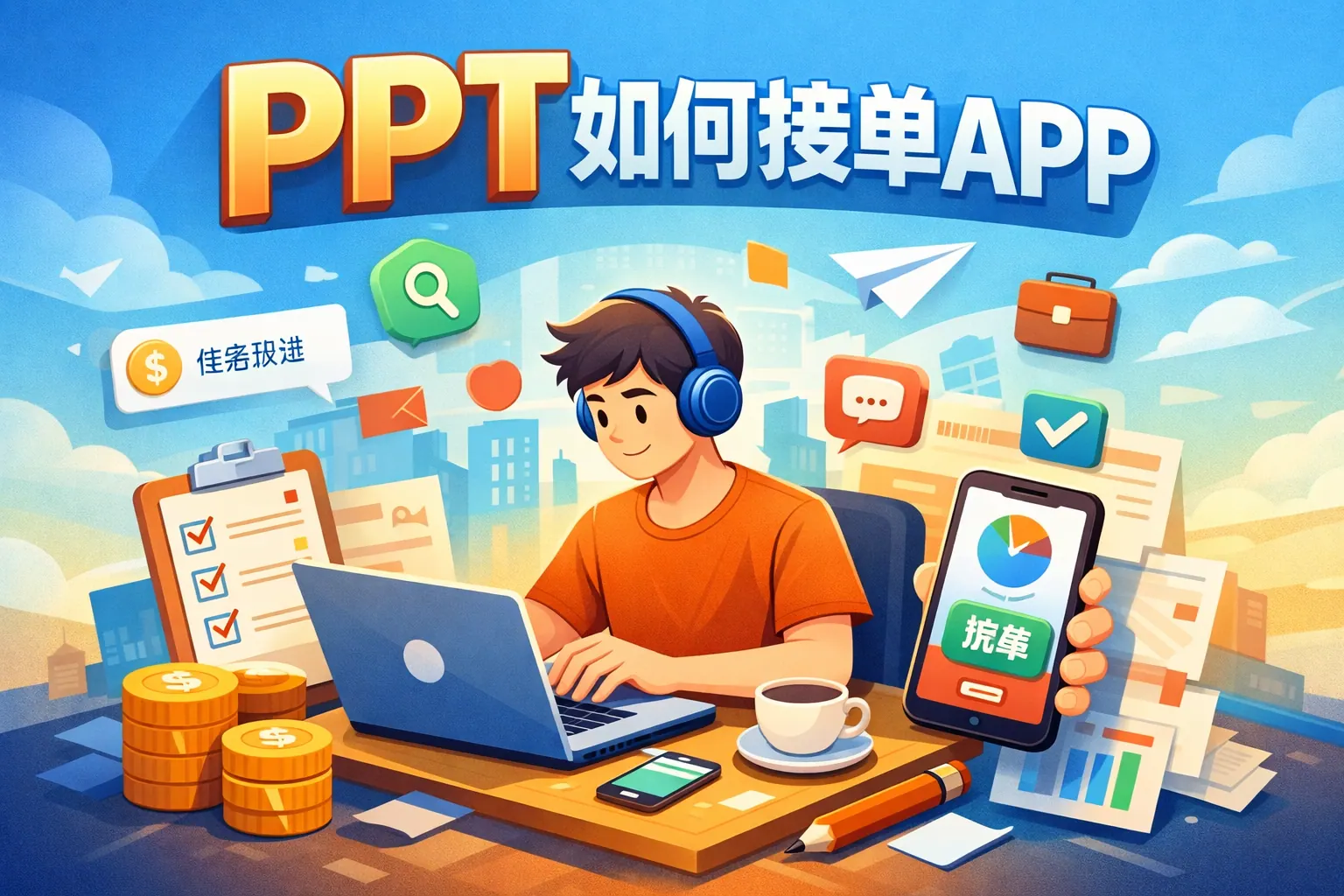 ppt如何接单app
