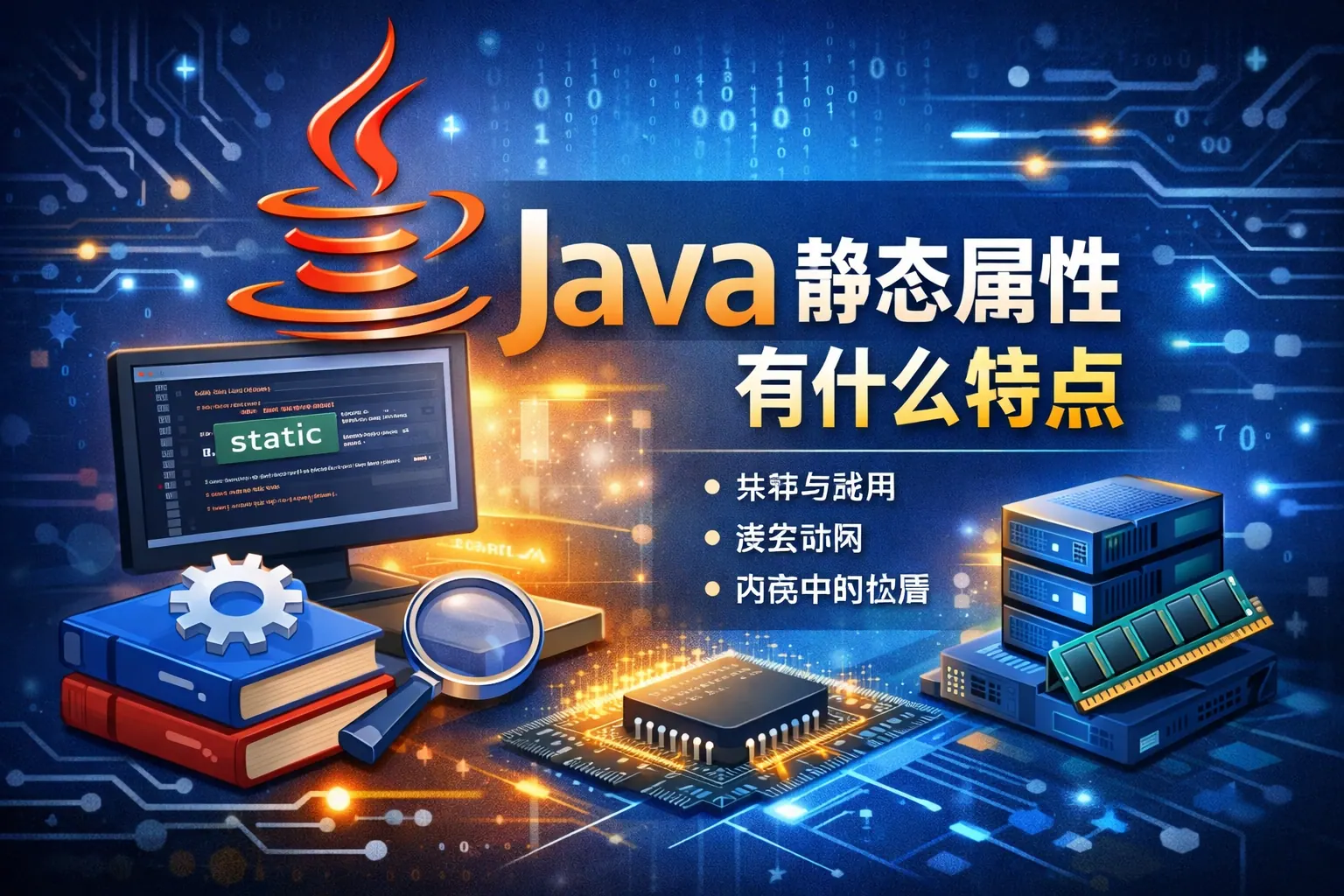 java静态属性有什么特点