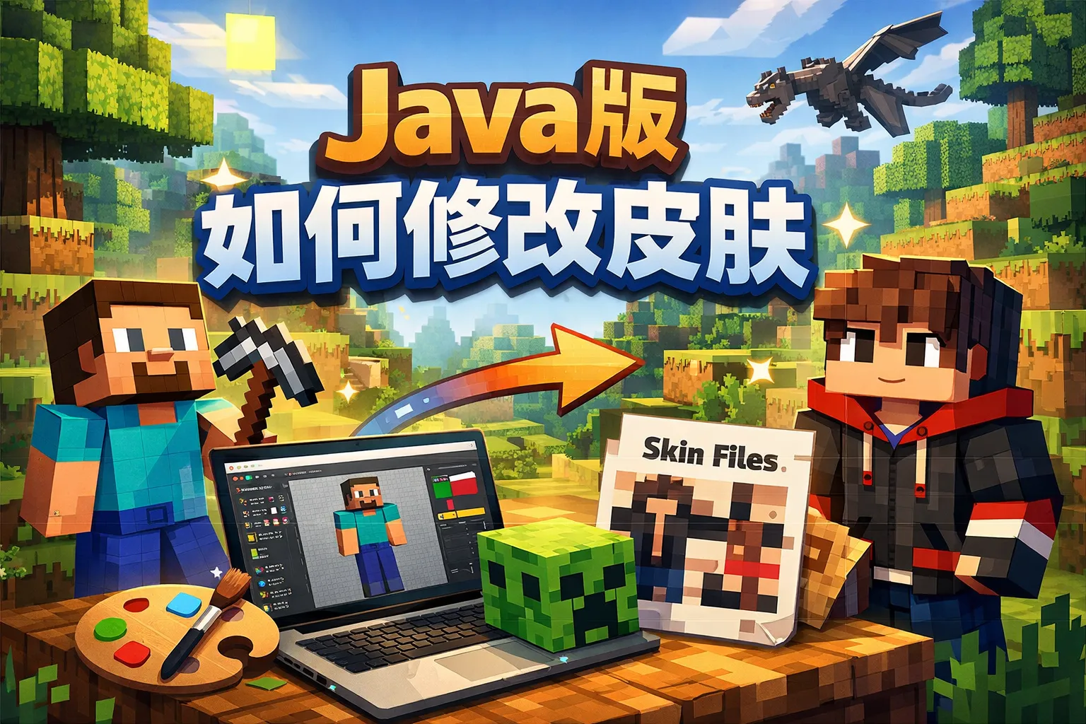 java版如何修改皮肤