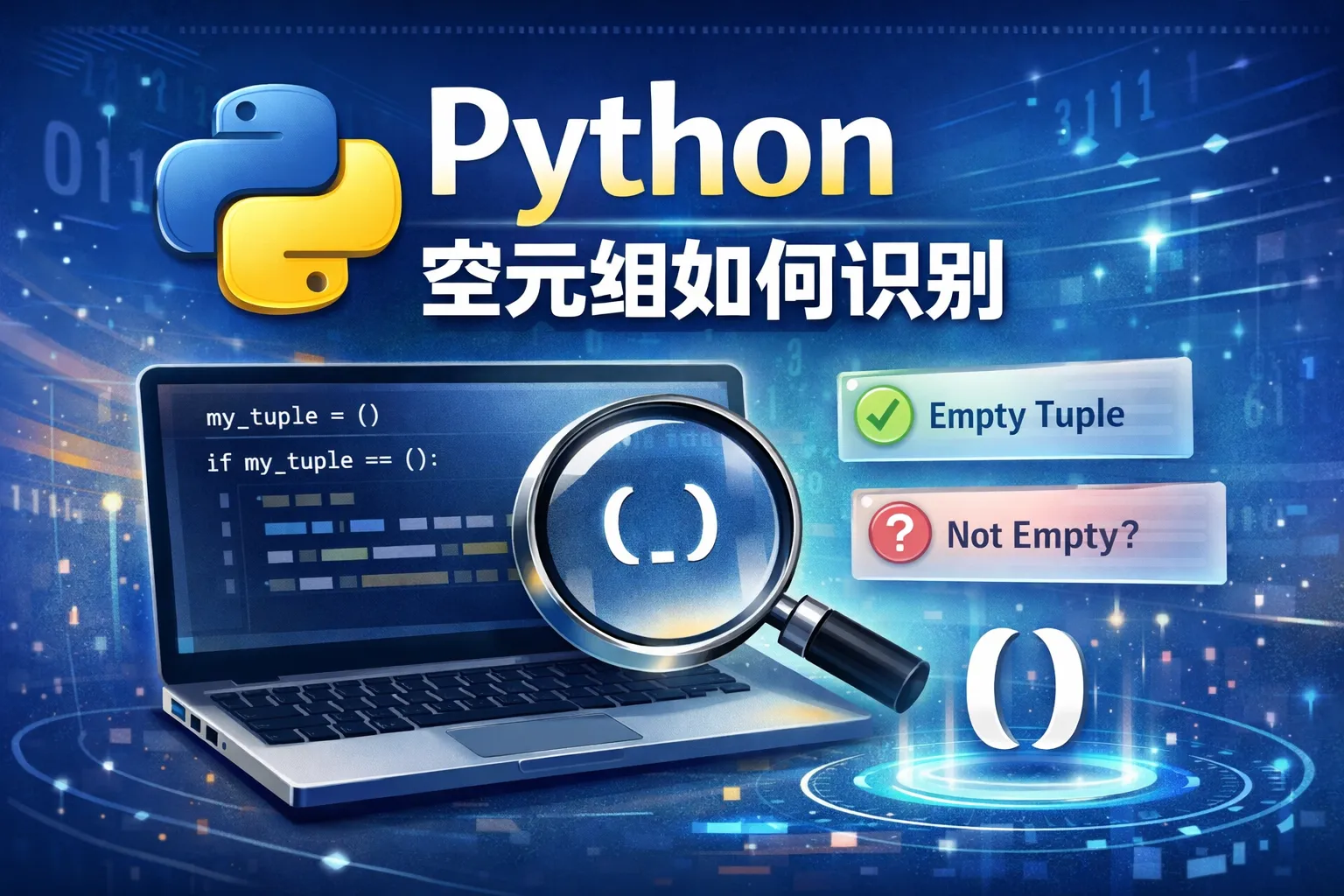 python空元组如何识别