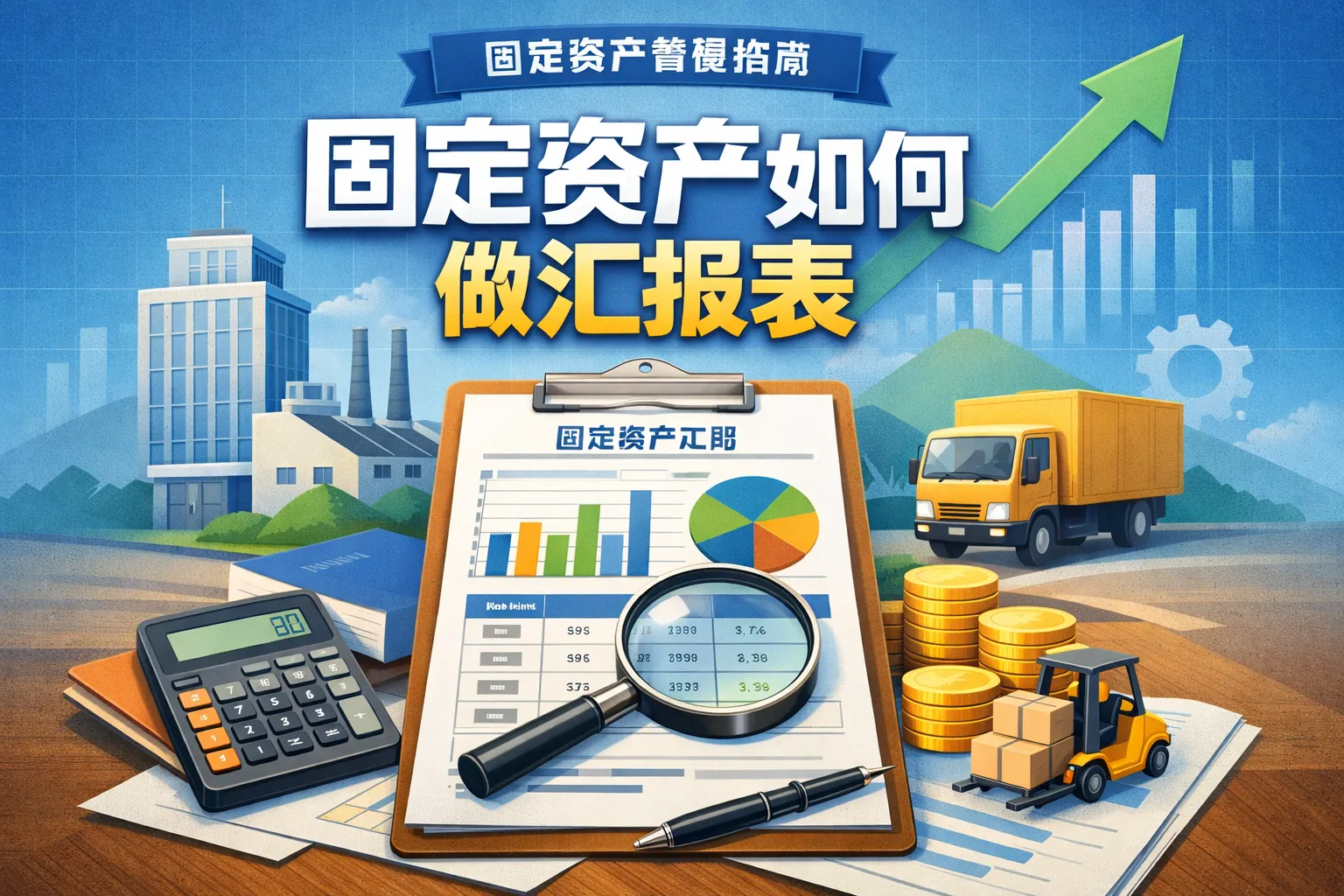 固定资产如何做汇报表