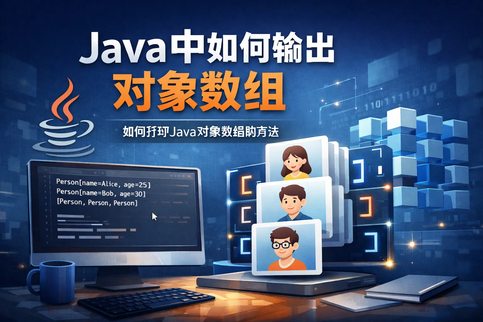 java中如何输出对象数组