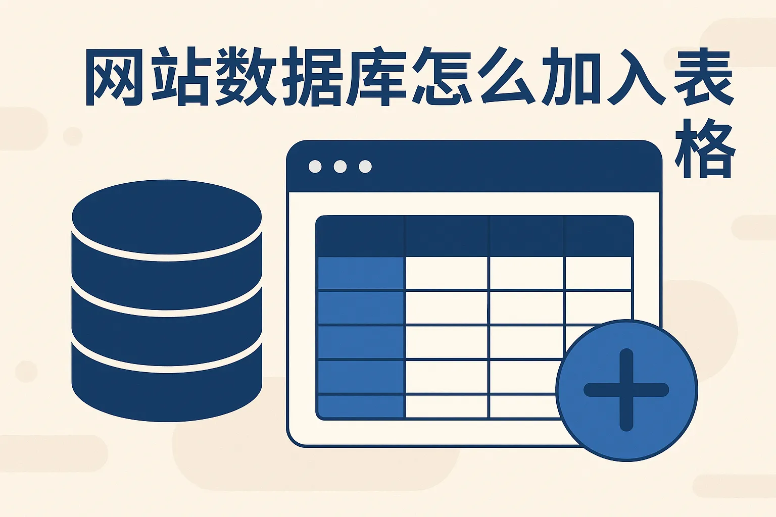 网站数据库怎么加入表格
