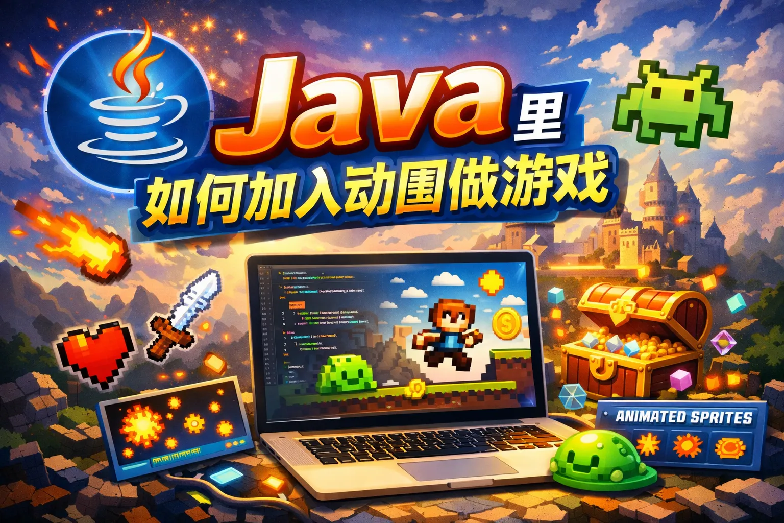 java里如何加入动图做游戏