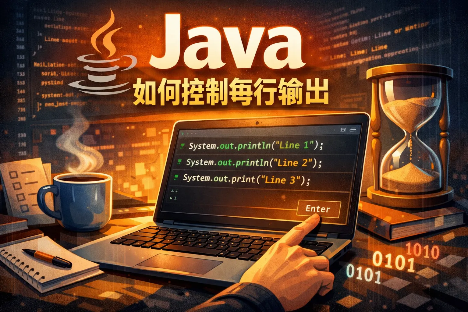 Java 如何控制每行输出