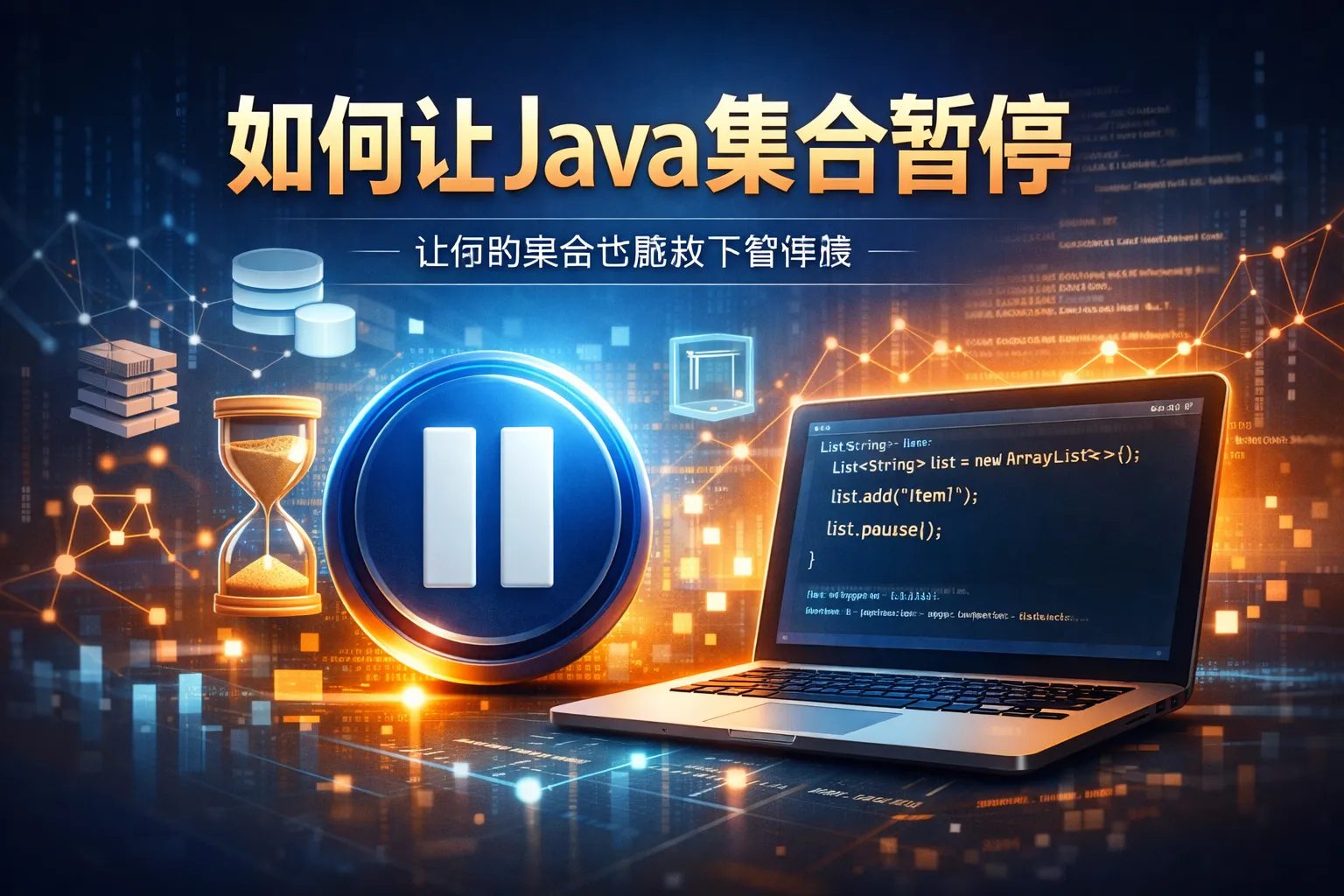 如何让java集合暂停