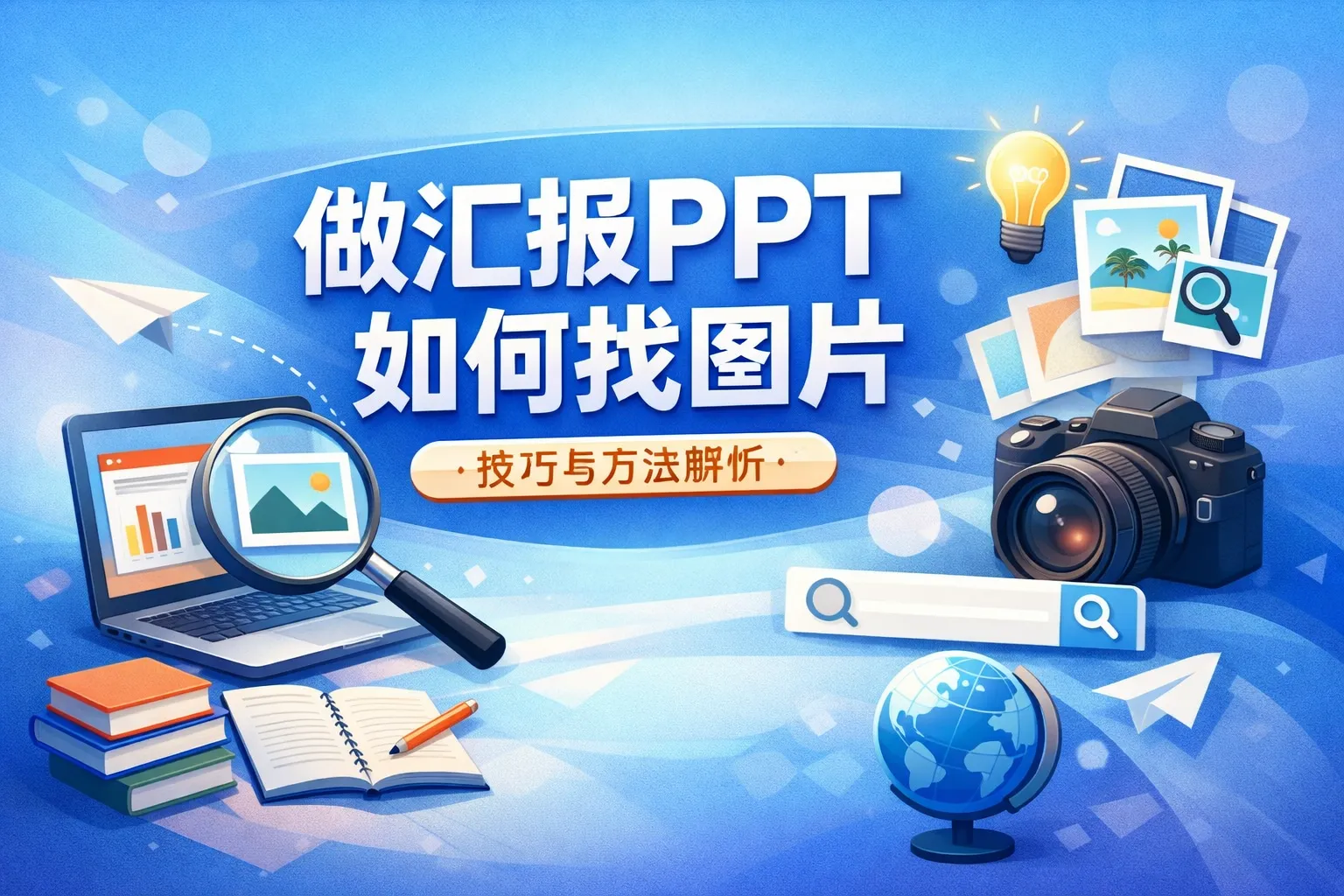 做汇报ppt如何找图片
