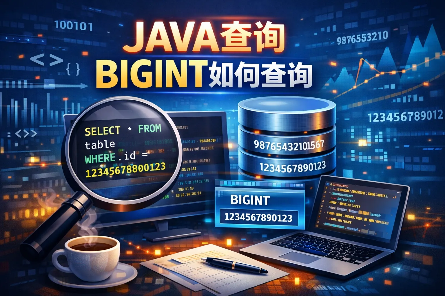 JAVA查询bigint如何查询