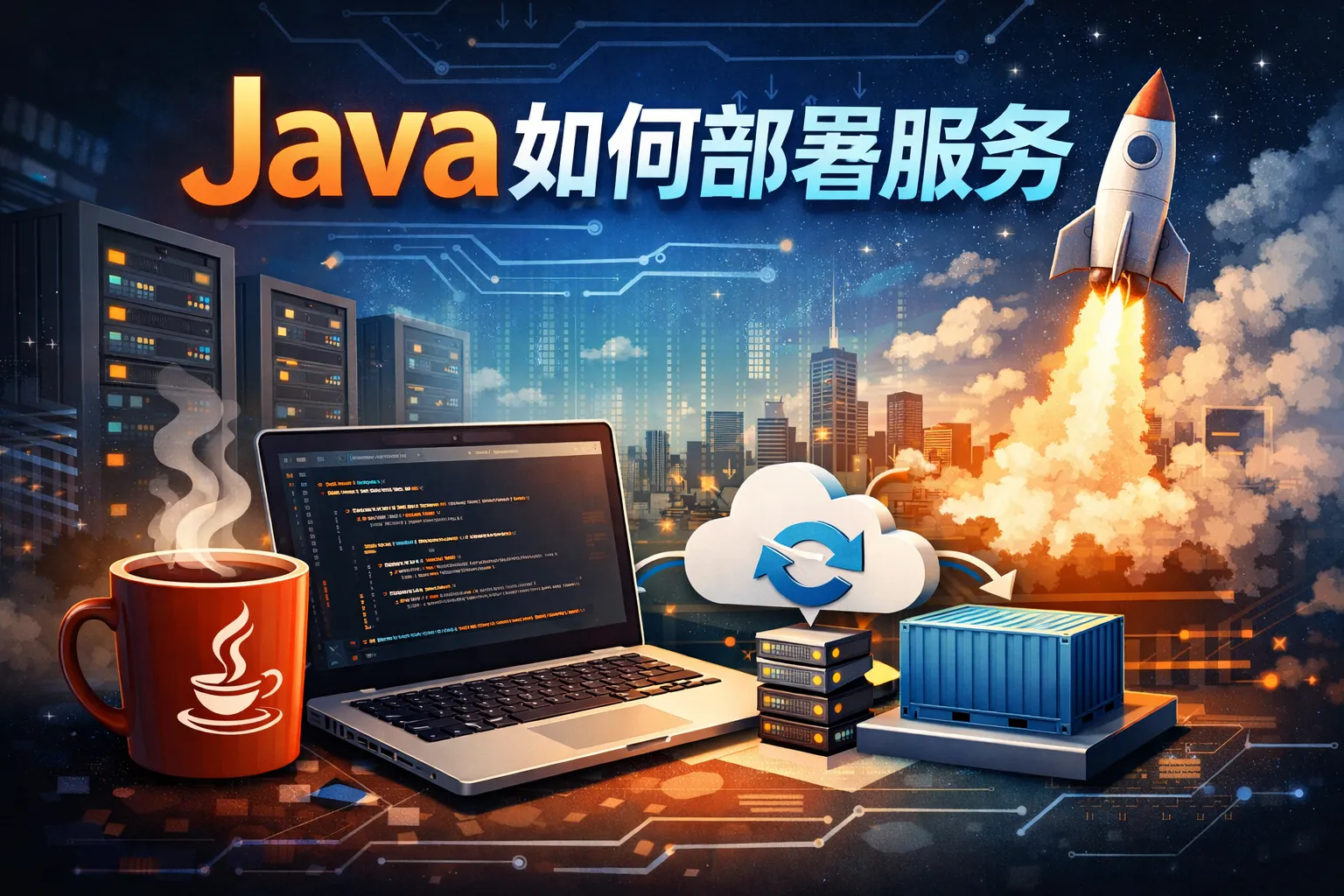 java如何部署服务