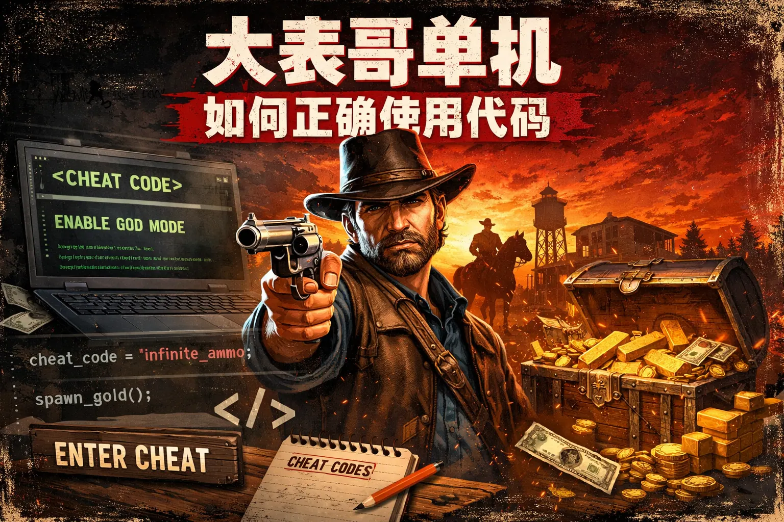 大表哥单机如何正确使用代码