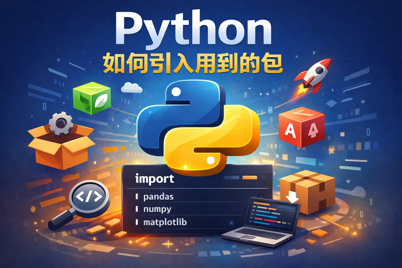 python如何引入用到的包