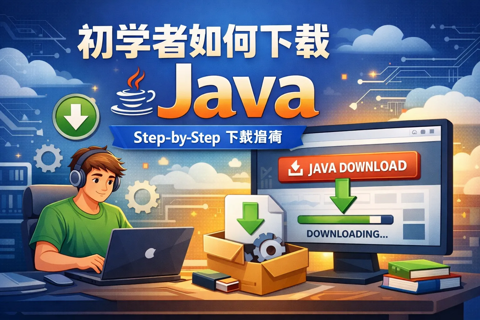 初学者如何下载java