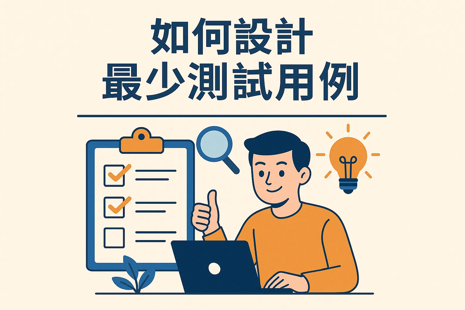 如何设计最少测试用例