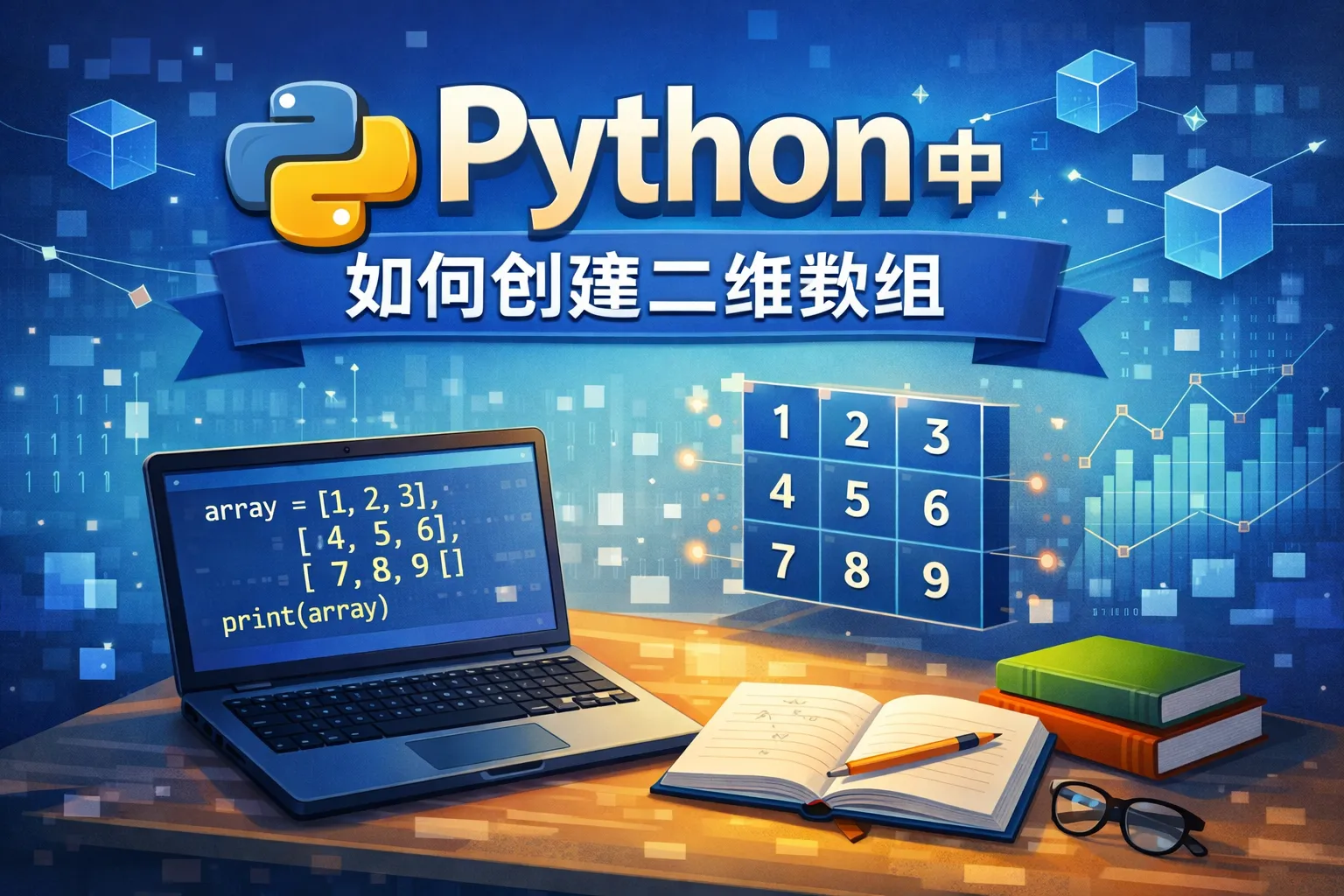 python中如何创建二维数组