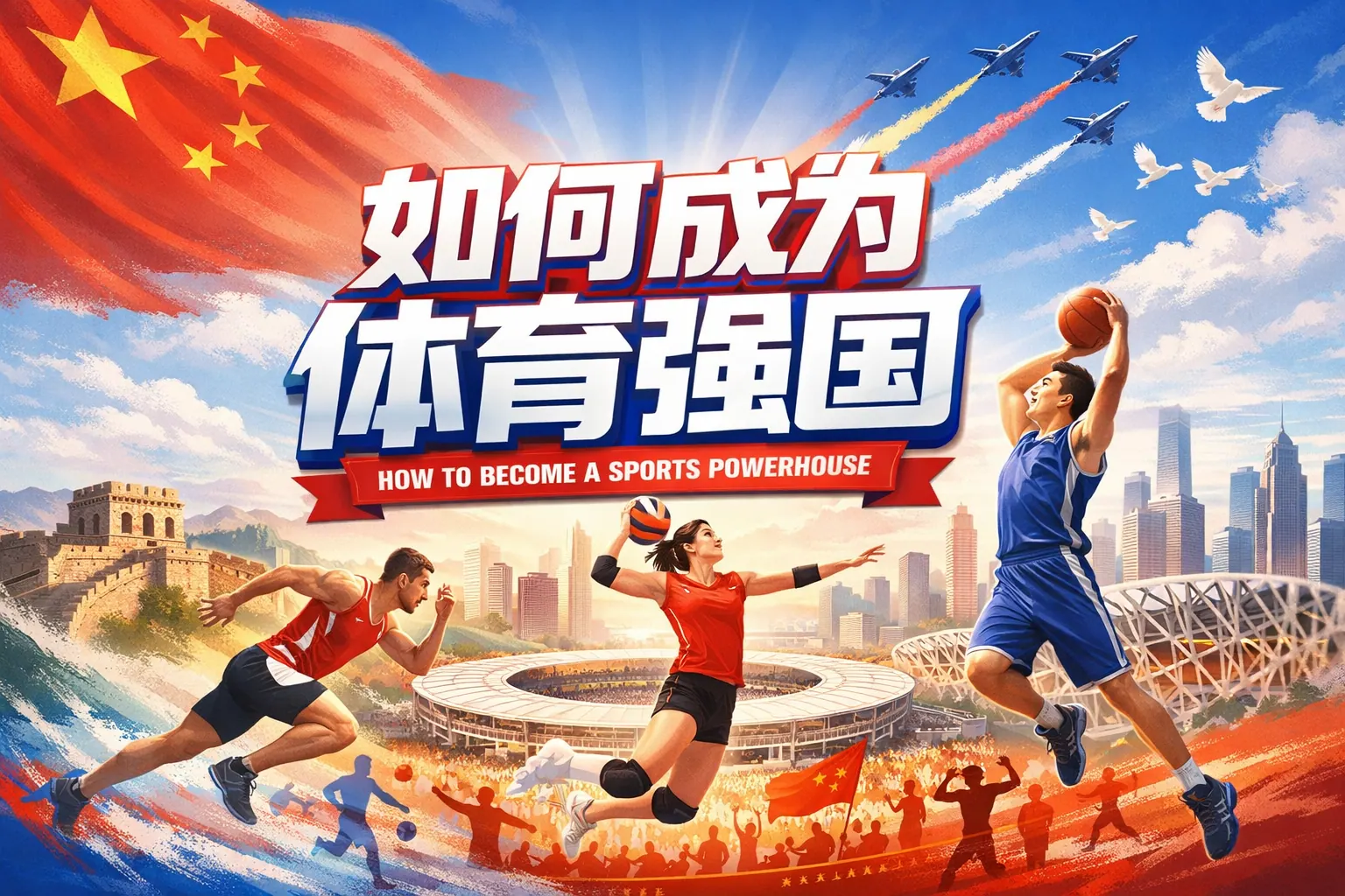 如何成为体育强国ppt