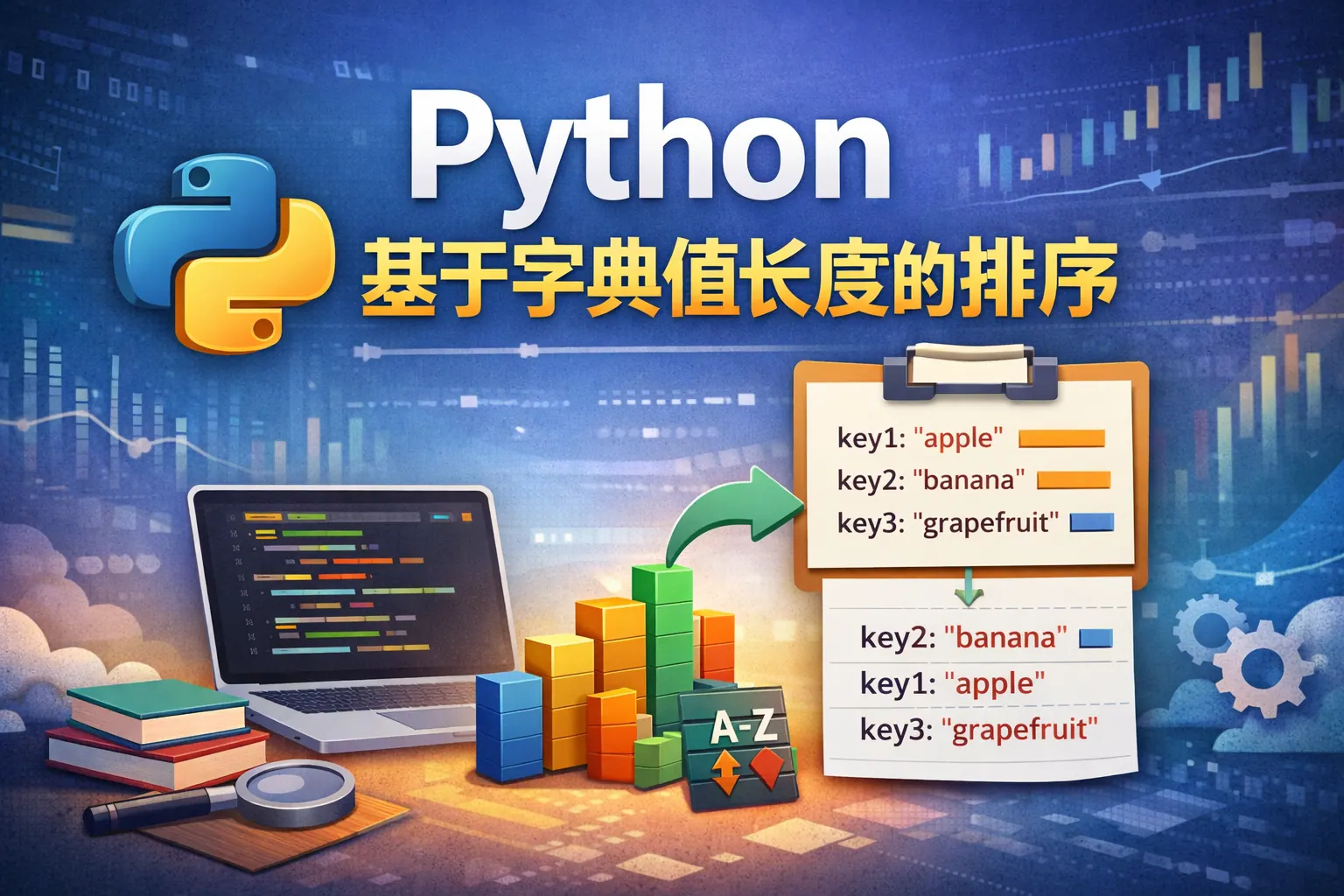 Python基于字典值长度的排序