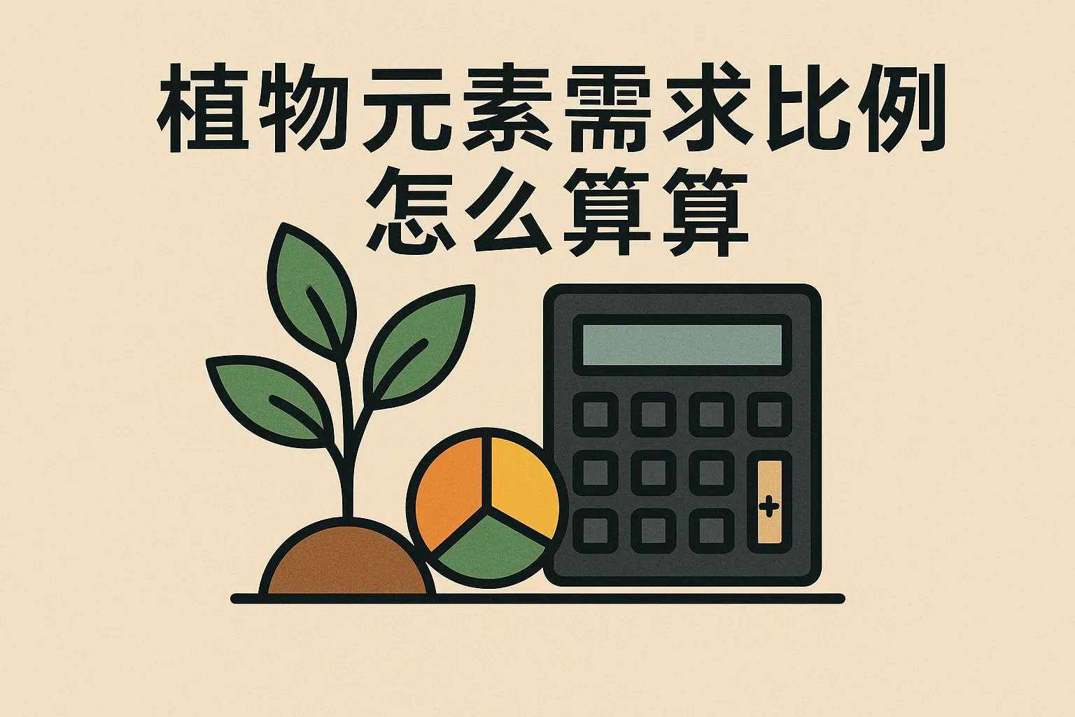 植物元素需求比例怎么算