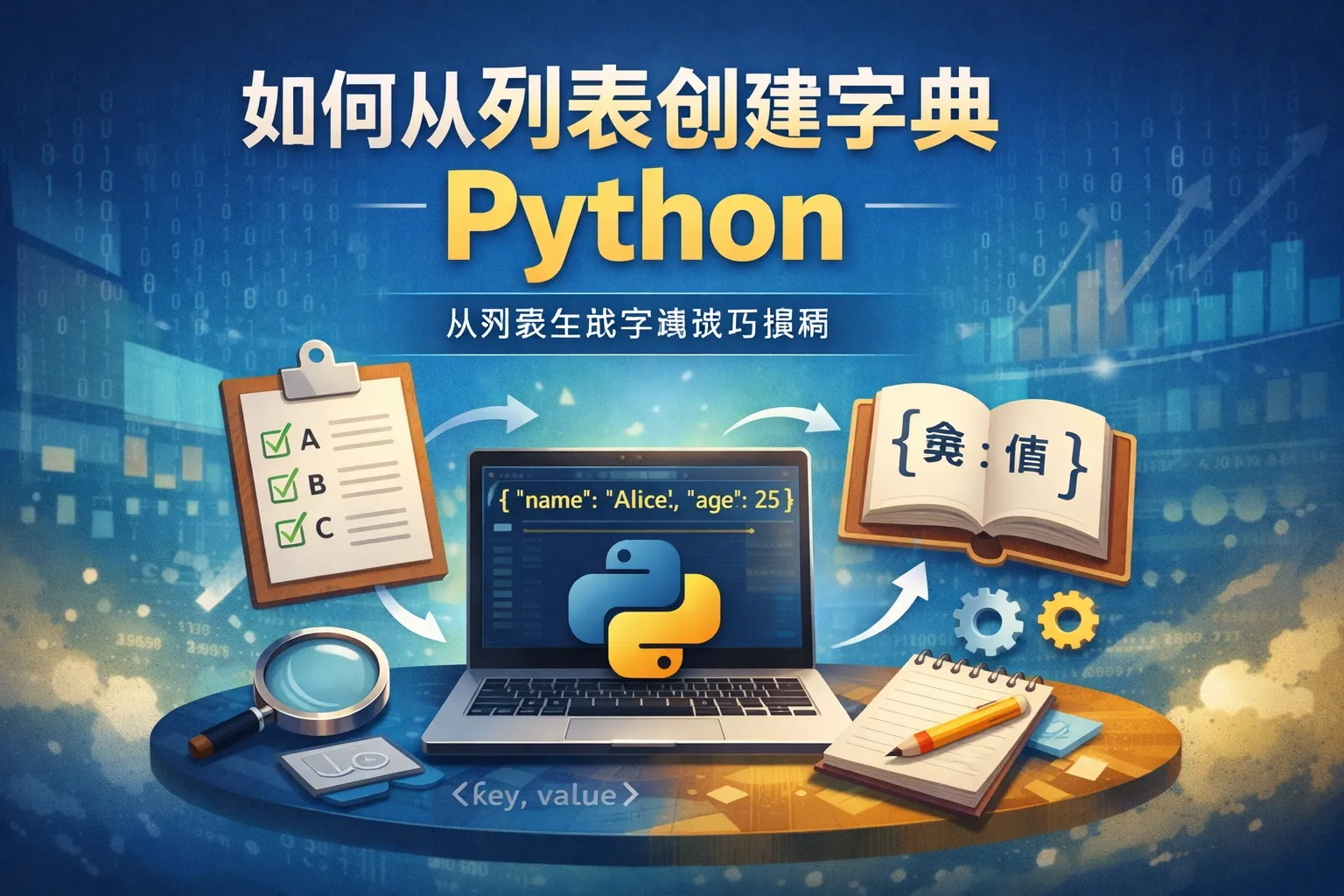 如何从列表创建字典python