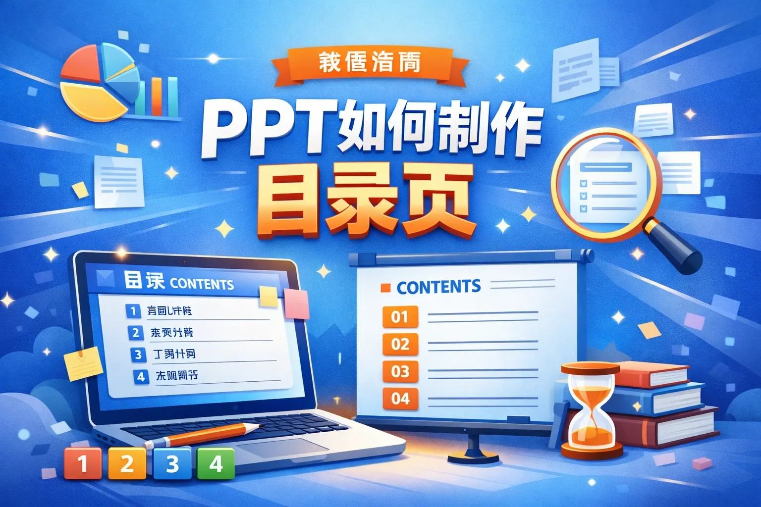 ppt如何制作目录页