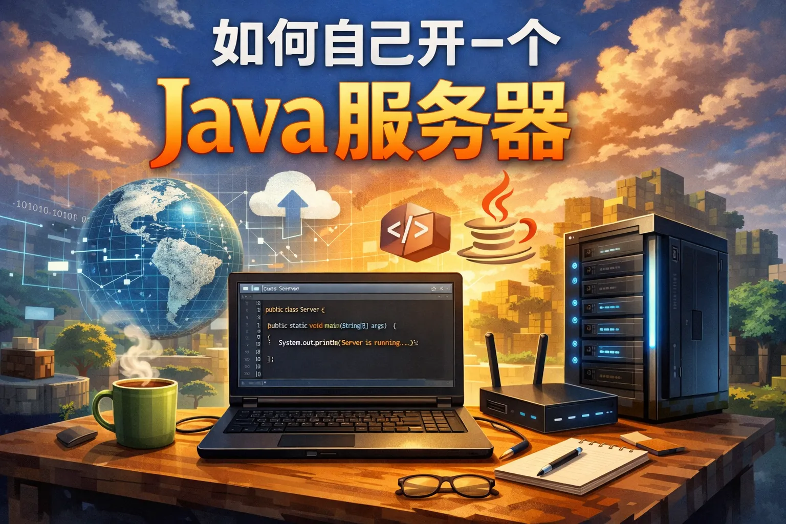 如何自己开一个java服务器
