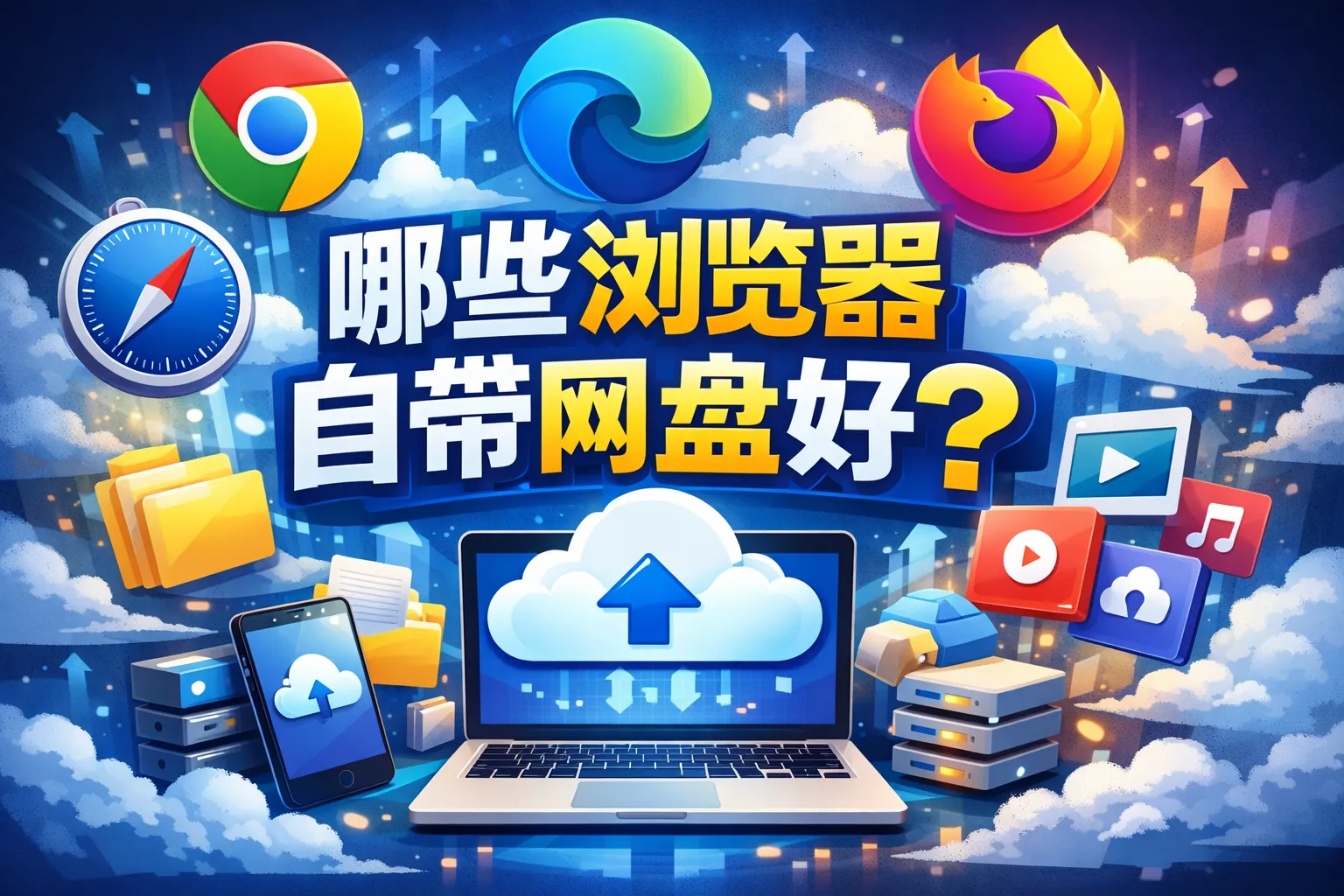 哪些浏览器自带网盘好