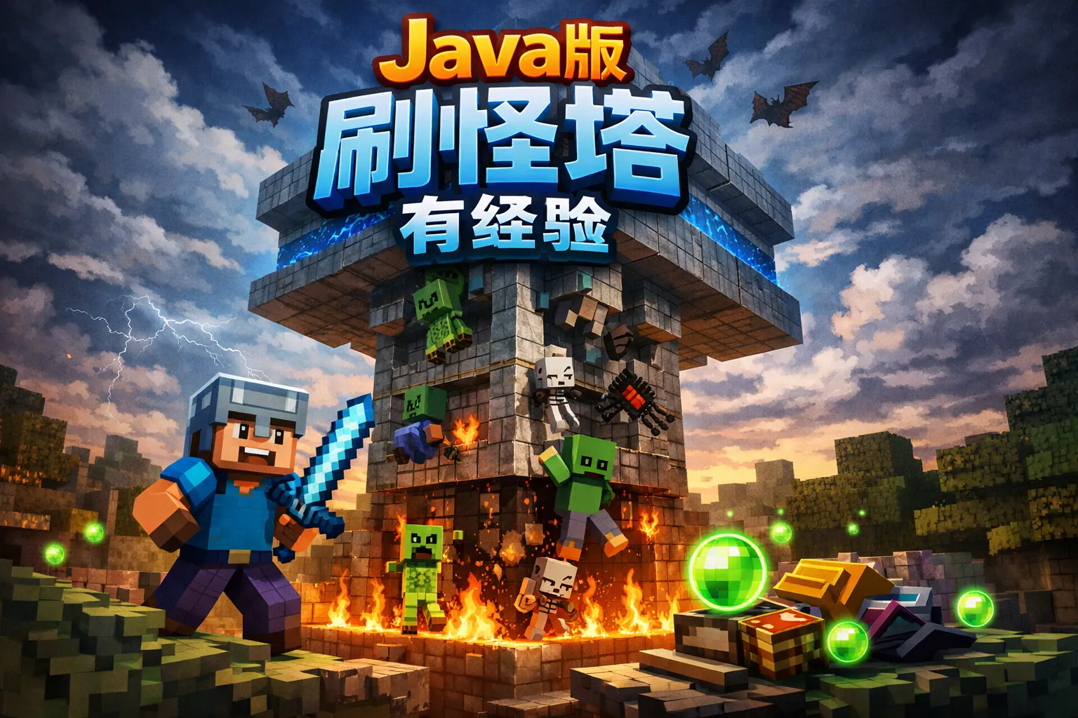 java版刷怪塔有经验