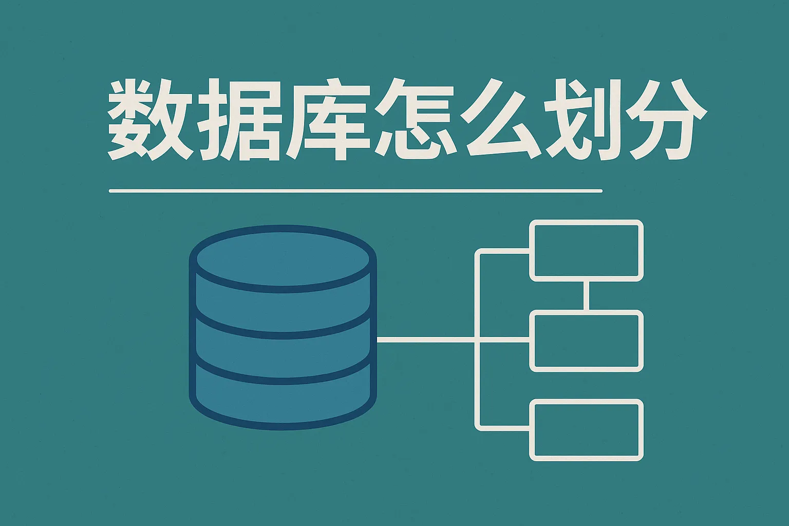 数据库怎么划分