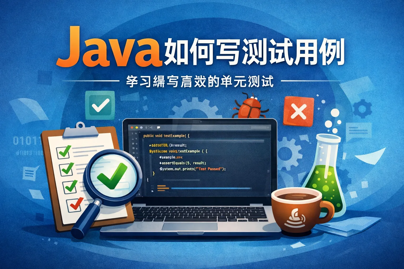 java如何写测试用例