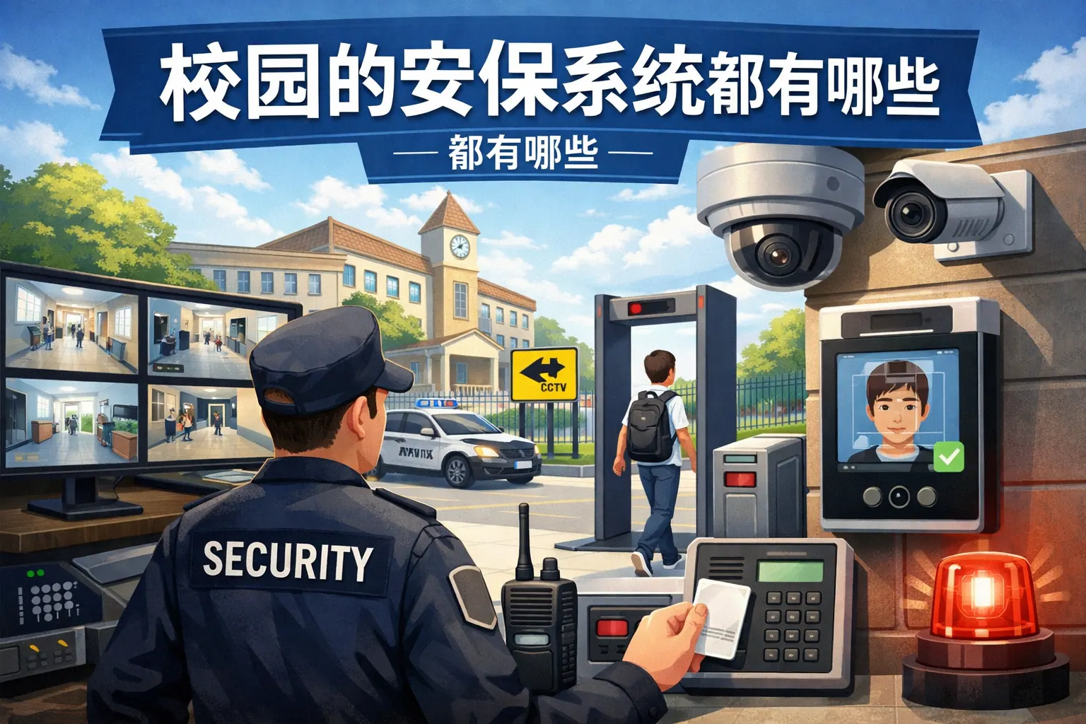 校园的安保系统都有哪些
