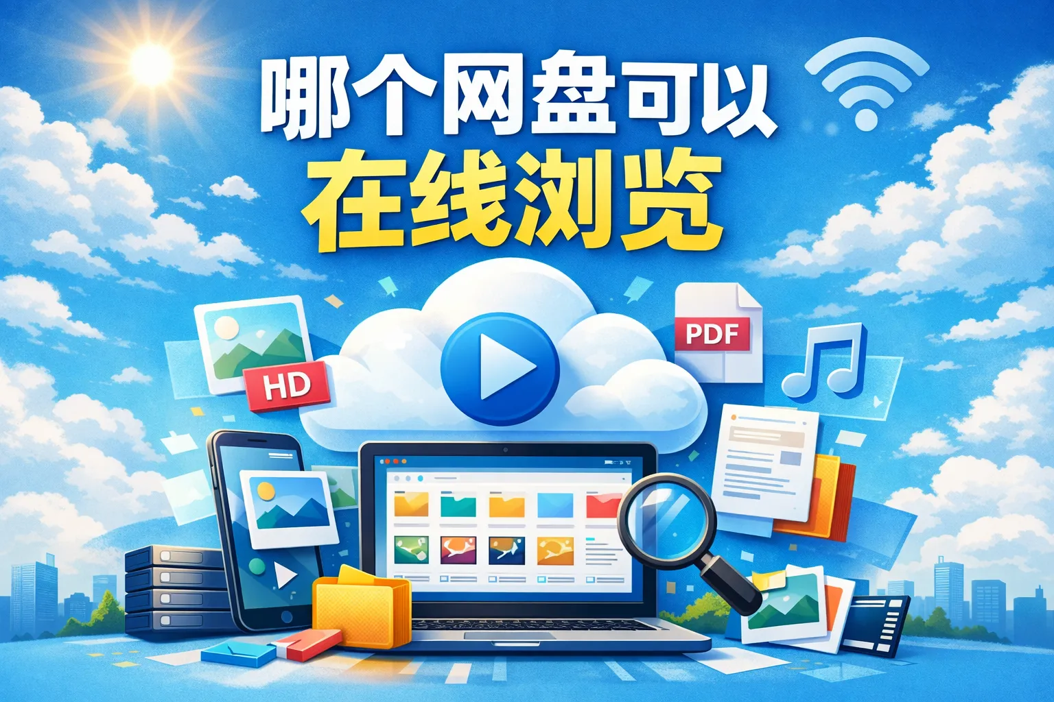 哪个网盘可以在线浏览