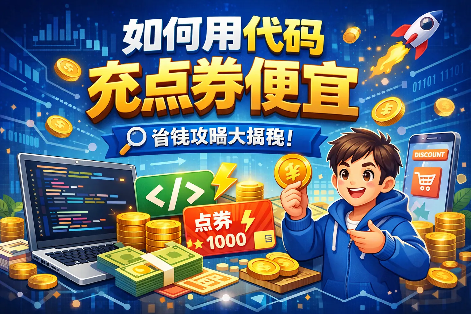 如何用代码充点券便宜