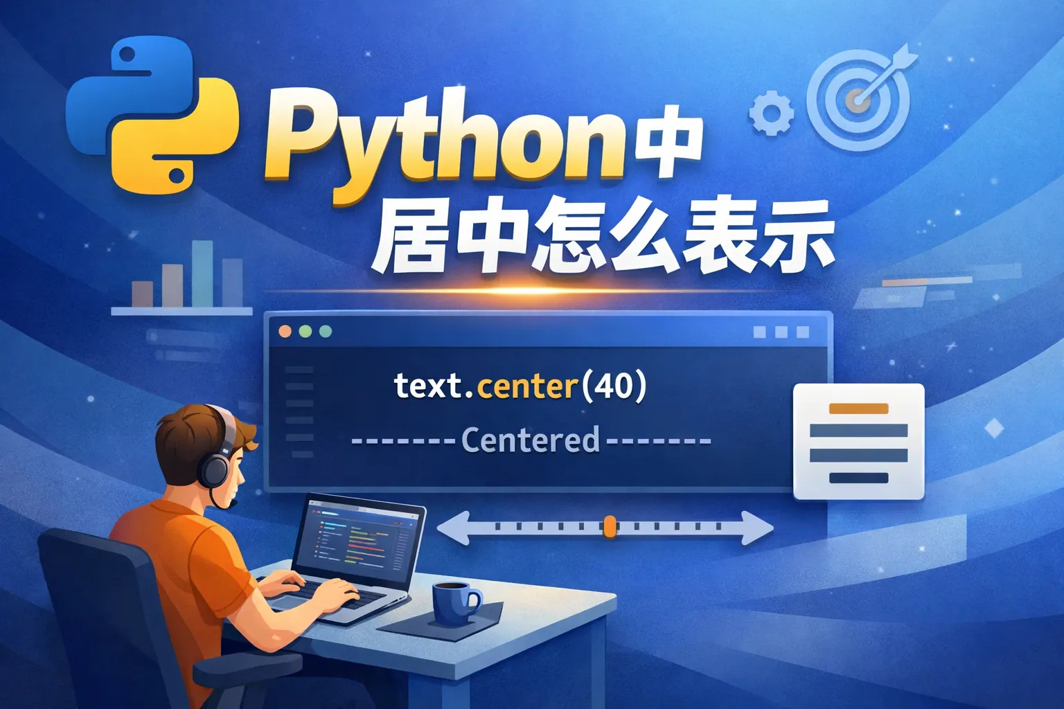 Python中居中怎么表示