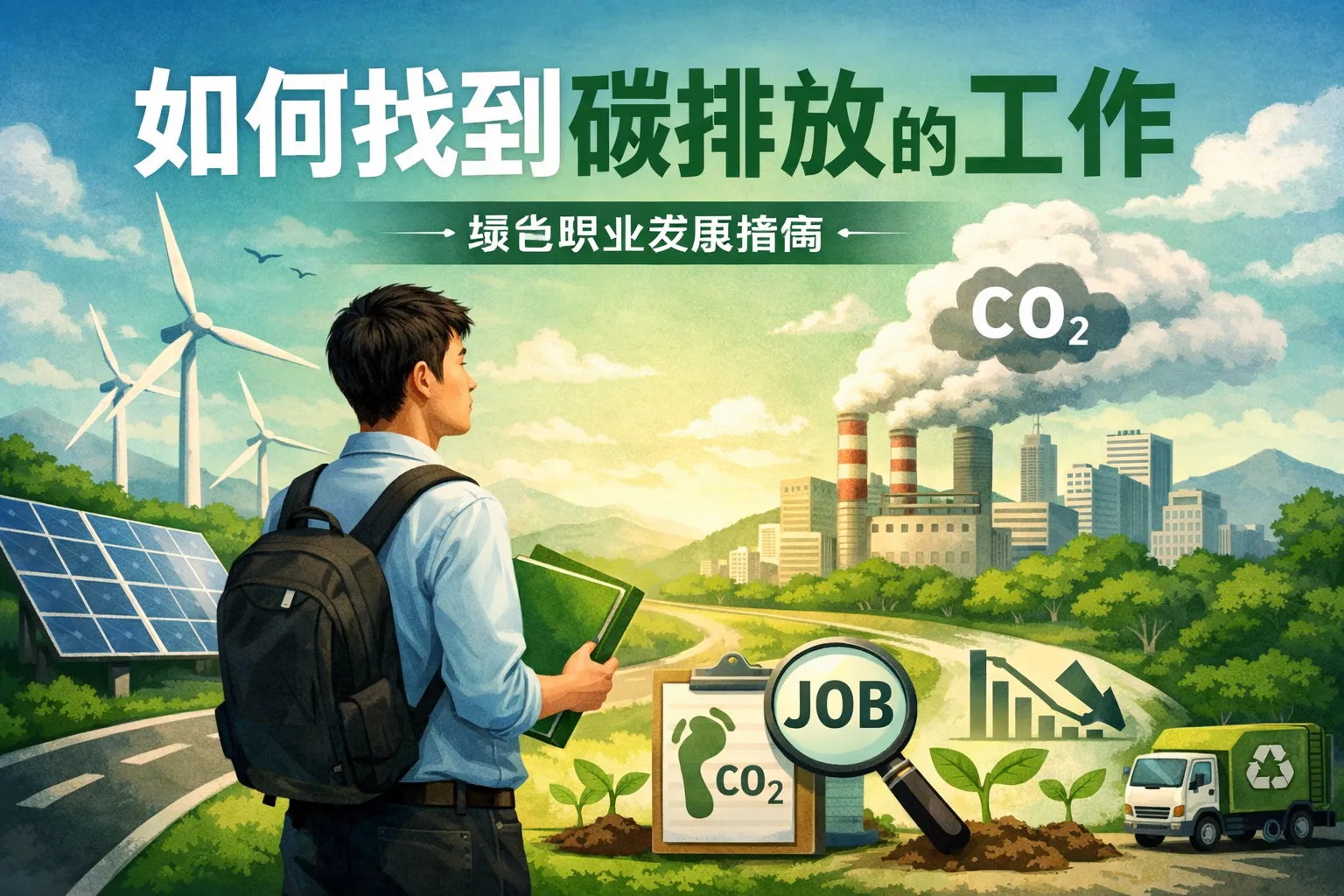 如何找到碳排放的工作