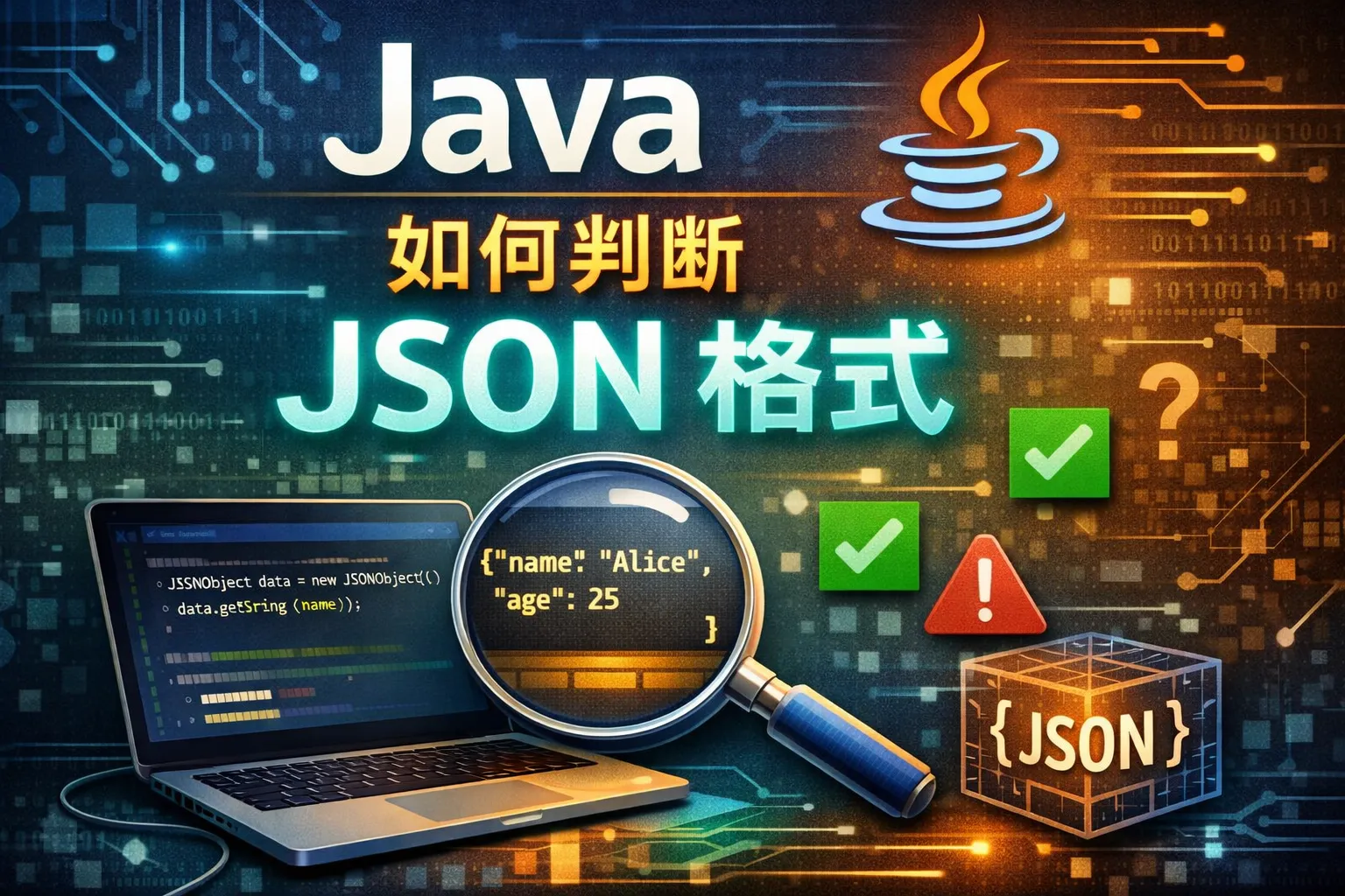java如何判断json格式