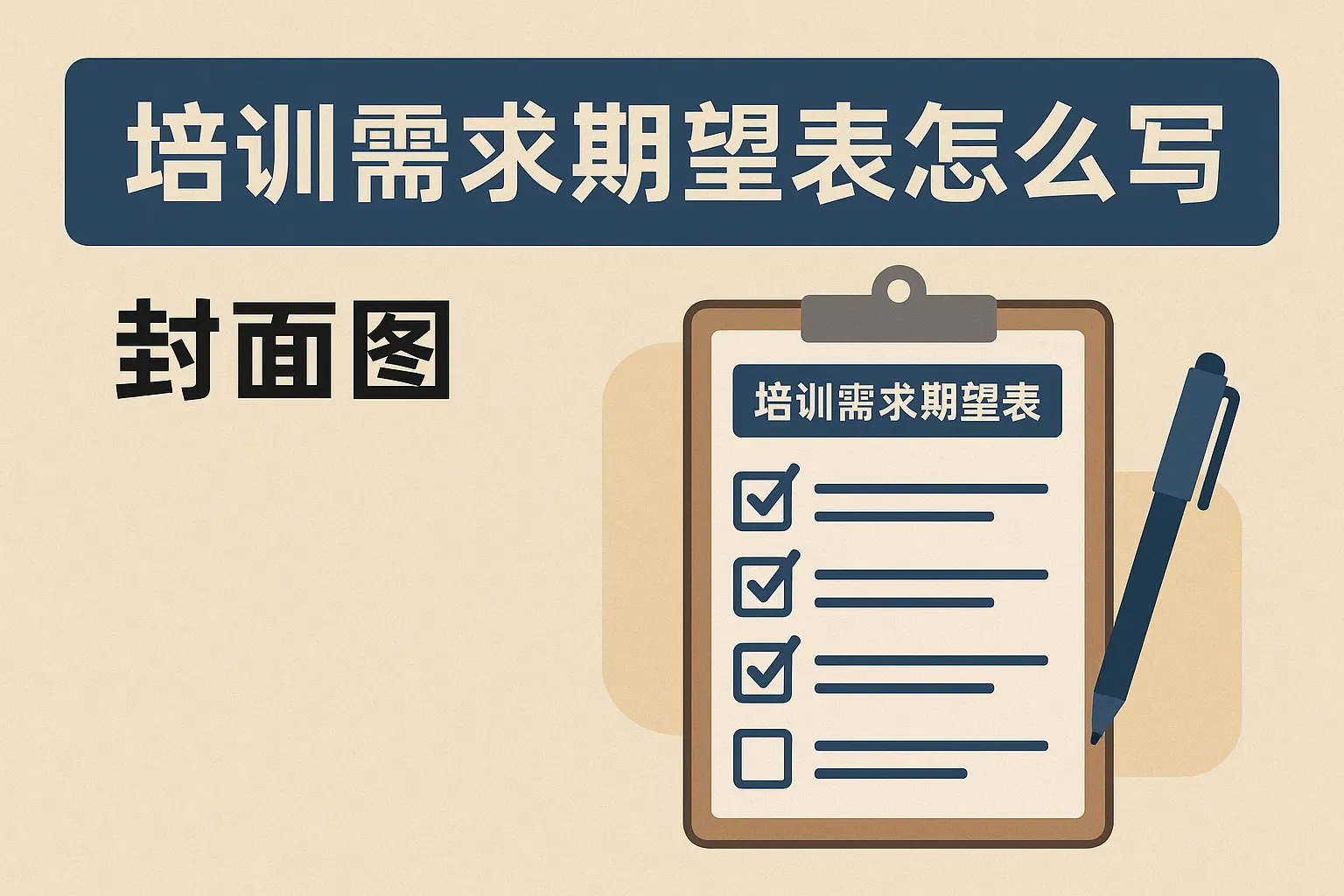 培训需求期望表怎么写