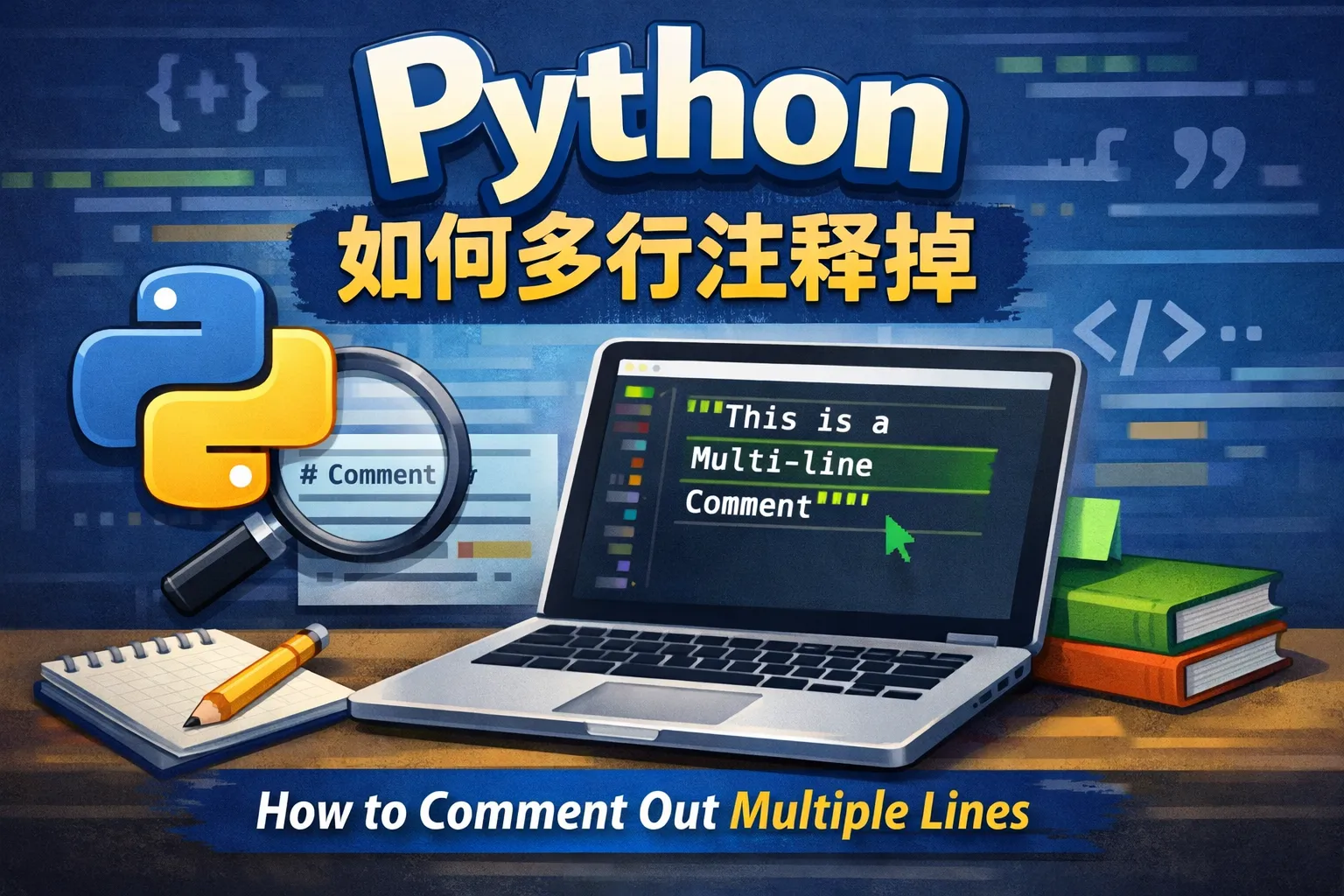 python 如何多行注释掉