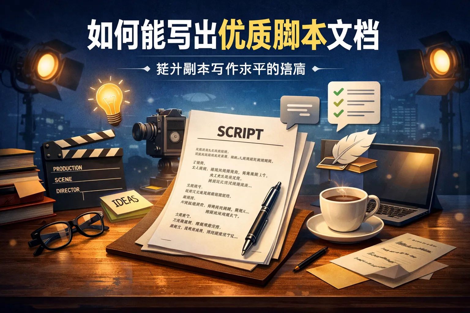 如何能写出优质脚本文档