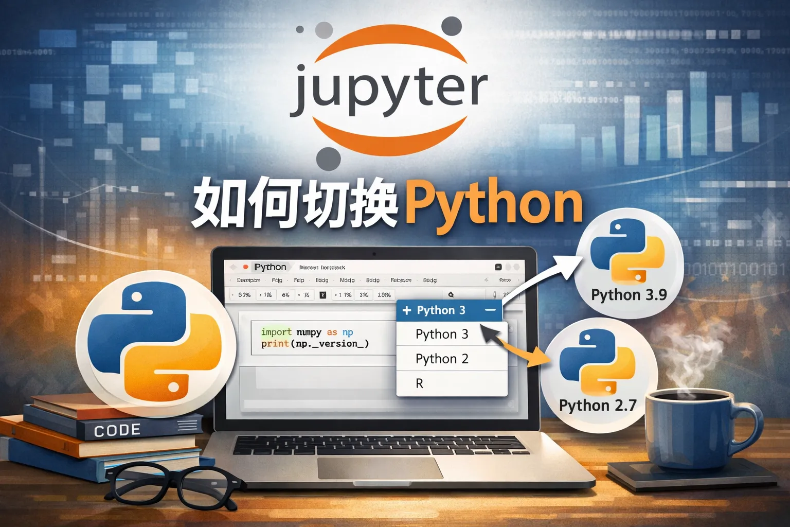 jupyter如何切换python