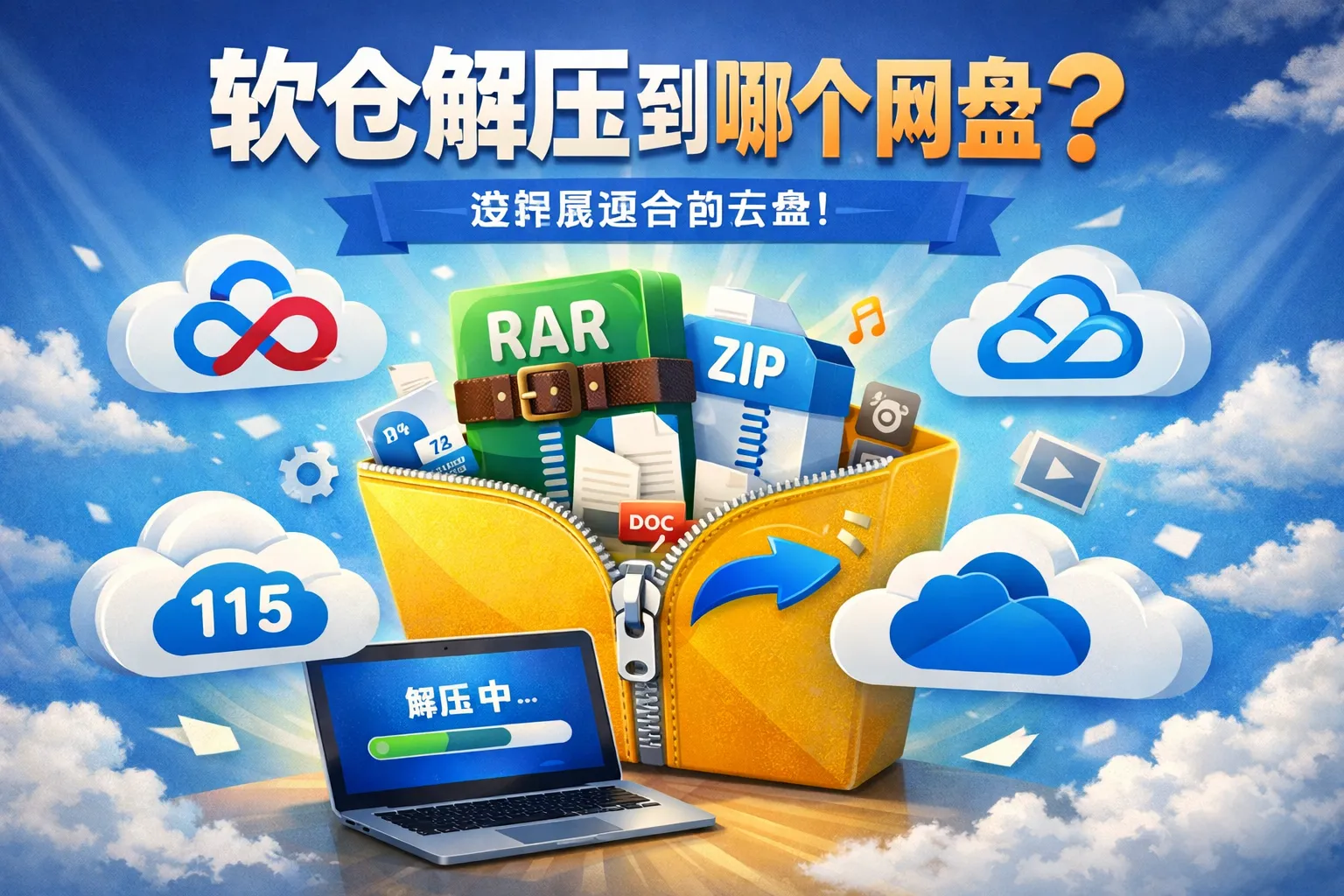 软仓解压到哪个网盘