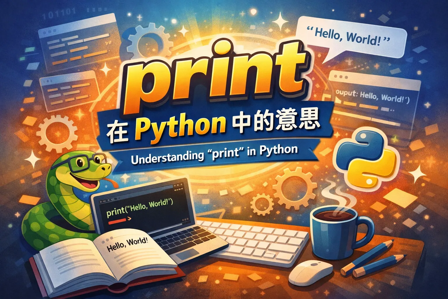 print在python中的意思