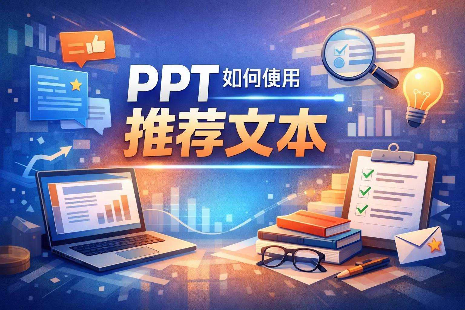 PPT如何使用推荐文本