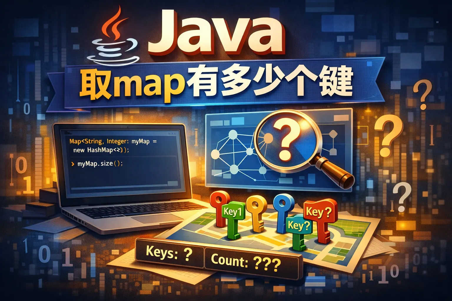 Java取map有多少个键