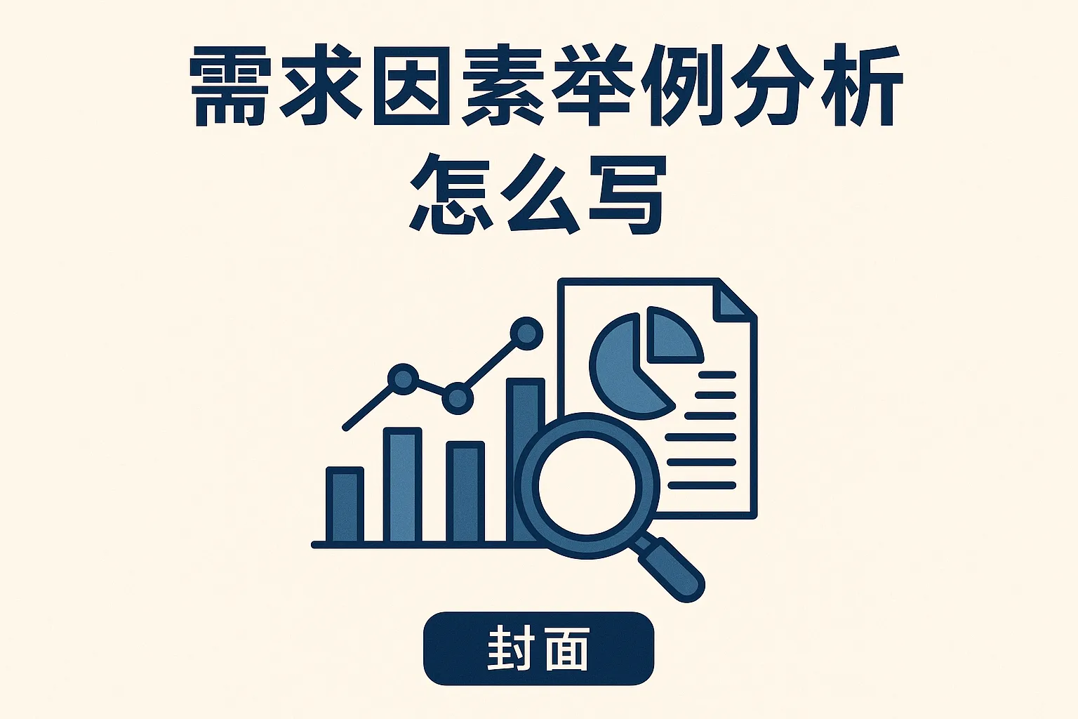 需求因素举例分析怎么写