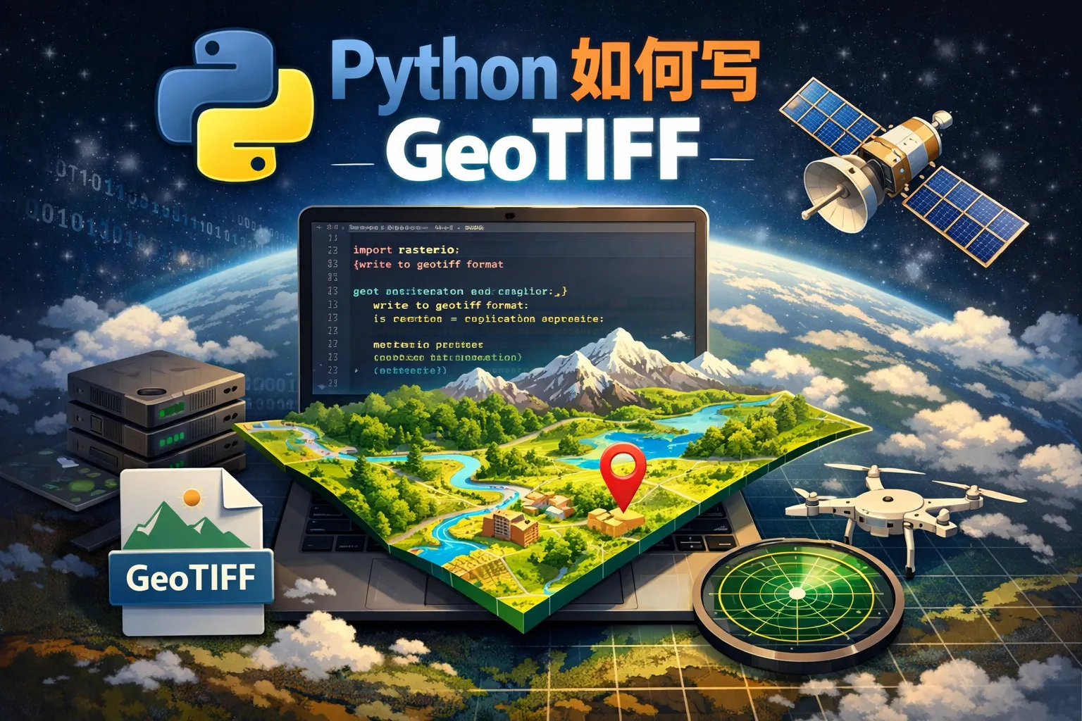 python如何写geotiff