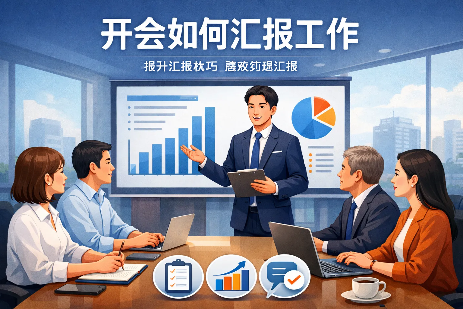 开会如何汇报工作