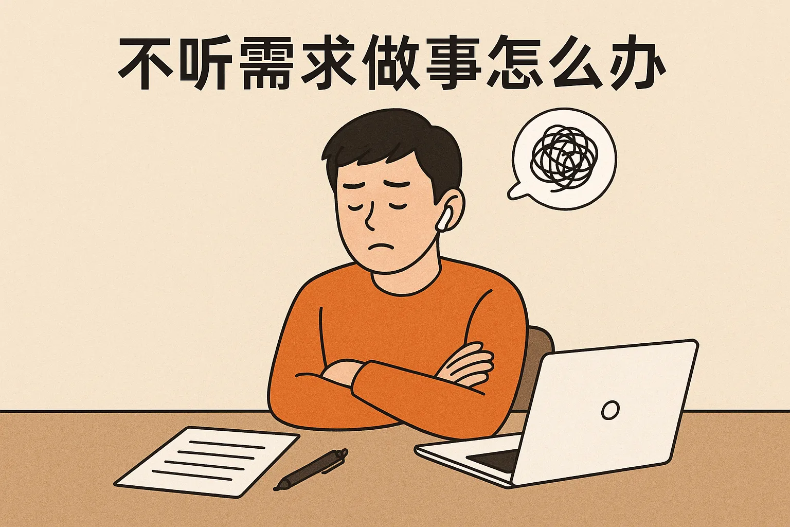 不听需求做事怎么办